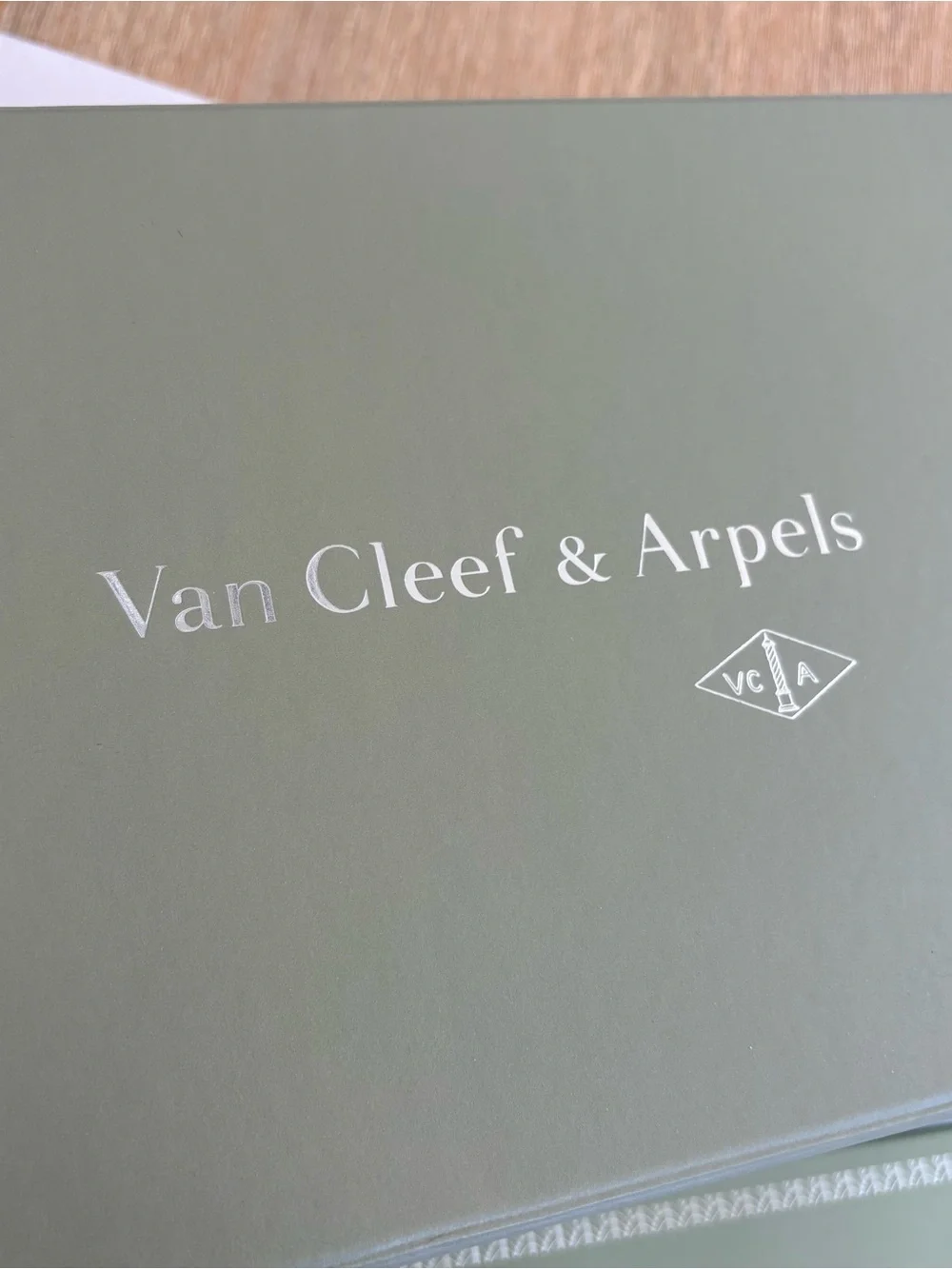 Van Cleef & Arpels Large Slide Out Gift Box and Folio